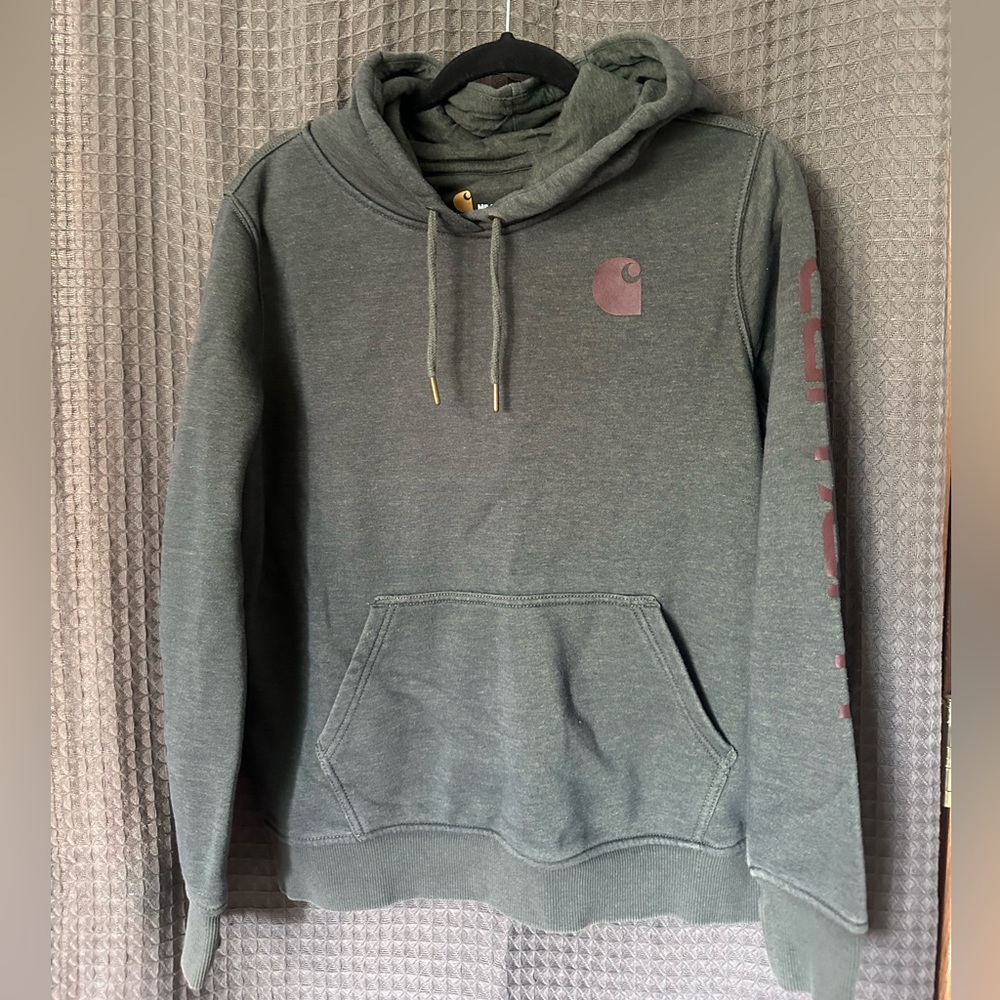 Carhartt Gray Sweatshirt Hoodie Casual Wear